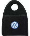 Lixeira Lixinho Carpete Volkswagen Vw Logo Bordado Preta