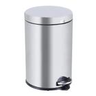 Lixeira Multiuso De Inox - 12 Litros - Brinox - Prateado