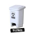 Lixeira Pedal 15 Litros Lixo Infectante 1 Unidade - RAY