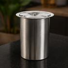 Lixeira Pia Cozinha Embutir Granito Inox Alumínio Luxo 5 Litros Lixeira Pia Cozinha Embutir Granito Inox Alumínio Luxo 5 Litros