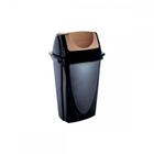 Lixeira Plasut.Basc.11,8Lt Preto -3486 - plasutil ud