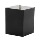 Lixeira Quadrada Quadratta Preto 7,5L- PARAMOUNT