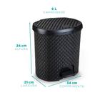 Lixeira rattan 6 litros - Nitron