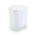 Lixeira Rattan com Pedal 6 Litros - Qualidade