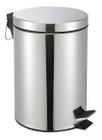 Lixeira redonda de aco inox 5L