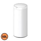 Lixeira redonda inteligente 50L com sensor automática de proximidade