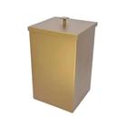 Lixeira Rodinox Inox Dourado Fosco 7,8L