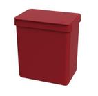 Lixeira Single 2,5 Lt 16,4 X 11,8 X 18,5 Cm - Vermelho Bold - Coza Utilidade Plást. Ltda