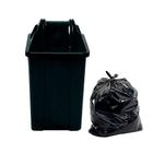 Lixeira Tampa Basculante Preta 100 L + 20 Sacos de Lixo