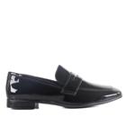 Loafer Feminino Via Marte Verniz 075-002 Preto