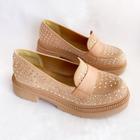 Loafer Kelly Strass Rosado Dona Be