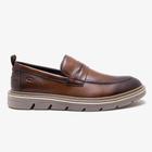 LOAFER MASCULINO JEFF EM COURO TAN - Cód 604103-002