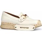 Loafer Mocassim Briana Corda 3 Em 1 Tendência Moda 48110 Orcade Off White