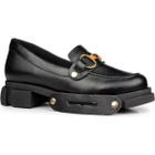 Loafer Mocassim Mindy Fivela 3 Em 1 Tendência Moda 37142 Orcade Preto