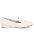 Loafer Off-White Liso Básico Couro Verniz