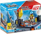 Local de construção do pacote de partidas playmobil