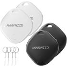 Localizadores de itens ANNNWZZD Tags, pacote com 4 Air Tracker com Apple Find My