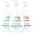 Loção Dove Sensitive Skin Care para Bebês - Pacote com 3 Unidades (600ml)