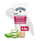 Loção Gold Bond para alívio da pele seca para diabéticos 130 ml com aloe