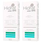 Loção hidrat ureia 10% creme hidratante corporal para pele seca áspera rachaduras 2x150ml cimed
