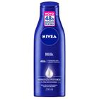 Loção hidratante Nivea Milk 48 horas - pele seca a extrasseca