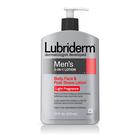 Loção Lubriderm 3 em 1 para corpo e rosto 480 mL com aloe masculino