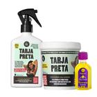 Lola Tarja Preta Masc 230ml + Spray Queratina 230ml + Pinga! Óleo Pataúa e Moringa 50ml