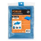 Lona Azul De Polietileno 2M X 2M Com Ilhoses Metálicos