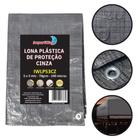 Lona Carreteiro 100 Micras Leve 5 x 3 Metros Cinza IWLP53TR IMPORTWAY