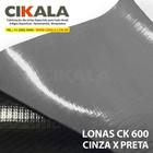 Lona Ck600 Cinza Larg. 1.40x02 Metros Para Brinquedos Infláveis Pula Pula Escorredor Emborrachada Pvc Vinilica Fio Xp1100