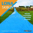 Lona Escorregador Ck300 Azul 6x2 Metros Para Recreações Ski Bun Ski 