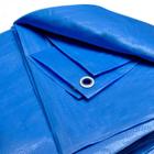 Lona Impermeável 3x3 M Plástica Azul Para Telhados Camping