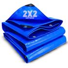 Lona Leve Forte Caminhão 2x2 Azul Impermeável Profissional 105 Micras Resistente