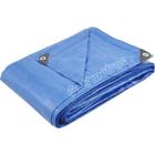 Lona Plástica Azul de Proteção Impermeável 70g/m2 Polietileno 6 x 3 Metros