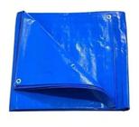 Lona Plástica Impermeável 300 Micras 5X4 Azul - Multiuso