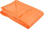 Lona polietileno 10x8m laranja 100 micras leve - Nove54