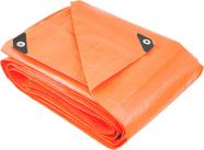 Lona Polietileno 12x10m Laranja 200 Micras Reforçada - Vonde - Vonder Plus