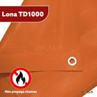 Lona TD1000 Laranja 3.5x3 Metros Blackout 500 Micras