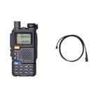 Longo Alcance UV 5R plus Portátil Walkie Talkie AM FM Rádio Em Dois Sentidos Estação VHF K5 Receptor - quansheng