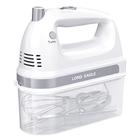 Lord Eagle Electric Hand Mixer, 300W Power Handheld Mixer Kitchen para 5 Velocidades Baking Cake Egg Cream Food Beaters Whisk, com snap-on storage case, white