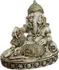 Lord Ganesha Deus Hindu em gesso,20cm