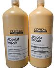 Loreal Absolut Repair Reconstrutor Instantâneo Danificados Shampoo 1500ml e Condicionador 1500ml