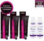 Loreal Kit c/3 Dia Richesse Tonalizante 6.0 Louro Escuro Profundo 50g -  Loreal Professionnel - Tonalizante de Cabelo - Magazine Luiza