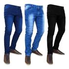 Lote 3 Peças Calça Jeans Homem Reta Modelos