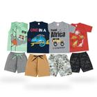 Lote 4 Conjunto Roupa Infantil Atacado Menino Primavera/ Verão