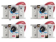 Lote 4 Pcs Dimer controle voltagem 110 220v 25A 4000W Dimmer potenciômetro +knob 500k