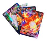 Lote Com 10 Cartas Pokémon Vmax,GX, EX,V, VSTAR e mais Sem Repetição