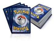 100 Cartas Pokemon Sem Repetições com 5 Brilhantes + Ultra Rara V Garantida  - COPAG - Deck de Cartas - Magazine Luiza