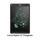 Lousa Magica Infantil Digital LCD 12 Polegadas Com Caneta Para Criança
