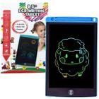 Lousa Mágica Tela Lcd Tablet Infantil Escrever Desenhar Azul Claro Castela - CASTELA BRASIL